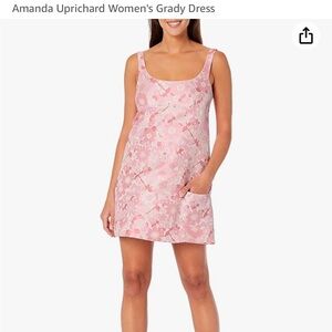 Amanda Uprichard Pink Floral Mini dress